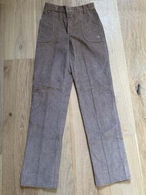 Vtg 70s OP Ocean Pacific LongRiders Corduroy Pants 30x32 Flare Brown Skate Beach